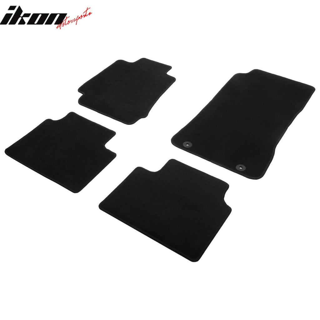 2017-2024 Alfa Romeo Giulia OE Black Front Rear Floor Mat Carpet Nylon