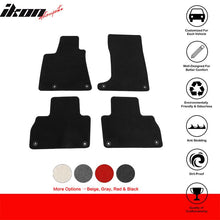Load image into Gallery viewer, 2017-2023 Maserati Levante 4PCS Black Front Floor Mats Carpets Nylon