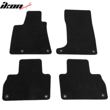 Load image into Gallery viewer, 2017-2023 Maserati Levante 4PCS Black Front Floor Mats Carpets Nylon