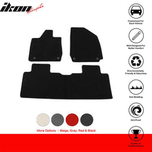 Load image into Gallery viewer, 2023-2024 Hyundai Ioniq 6 3PCS Black Front Floor Mats Carpets Nylon