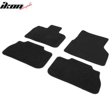 Load image into Gallery viewer, 2022-2024 BMW I20 iX 4PCS Black Front Rear Floor Mats Carpets Nylon