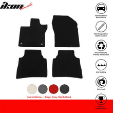Load image into Gallery viewer, 2023-2024 Toyota Prius Prime 4PCS Black Front Floor Mats Carpets Nylon