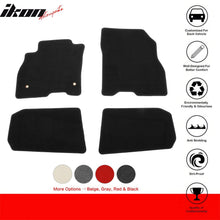 Load image into Gallery viewer, 2018-2025 Nissan LEAF OE Black Front Rear Floor Mats Carpets Nylon