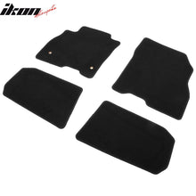 Load image into Gallery viewer, 2018-2025 Nissan LEAF OE Black Front Rear Floor Mats Carpets Nylon