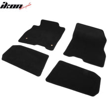 Load image into Gallery viewer, 2018-2025 Nissan LEAF OE Black Front Rear Floor Mats Carpets Nylon