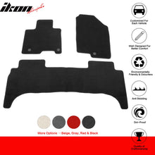 Load image into Gallery viewer, 2022-2025 Hyundai Santa Cruz Black Front Rear Floor Mats Carpets Nylon