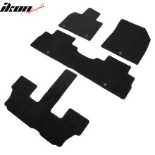 Load image into Gallery viewer, 2020-2025 Hyundai Palisade 7/8-Seat Black Front Rear Floor Mats Nylon