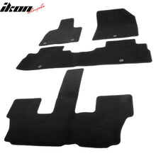 Load image into Gallery viewer, 2020-2025 Hyundai Palisade 7/8-Seat Black Front Rear Floor Mats Nylon