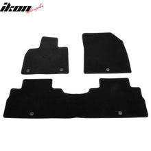 Load image into Gallery viewer, 2020-2025 Hyundai Palisade 7/8-Seat Black Front Rear Floor Mats Nylon