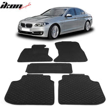 Load image into Gallery viewer, Car Floor Mat for 2011-2016 F10 5 Series Sedan Black All Season Latex