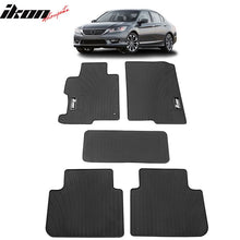 Load image into Gallery viewer, Car Floor Mat for 2013-2017 Honda Accord Latex All Weather  Black 5PC