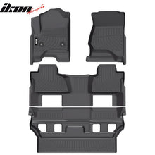 Load image into Gallery viewer, 2015-2020 Chevy Tahoe GMC Yukon 7 Seat 3D Floor Mats Carpet Liner TPE