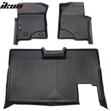 Load image into Gallery viewer, 2009-2014 Ford F-150 Super Crew Cab 3D Floor Mats Heavy Duty Liner TPE