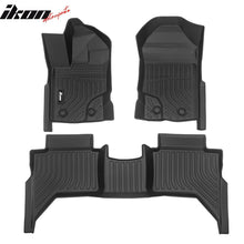 Load image into Gallery viewer, 2019-2023 Ford Ranger Super Crew Cab 3D Floor Mat Heavy Duty Liner TPE
