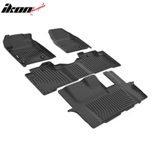 Load image into Gallery viewer, 2009-2015 Honda Pilot 8 Seats 3D Floor Mats Carpet Liners Pad TPE