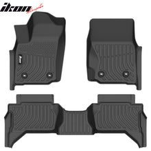 Load image into Gallery viewer, 2024-2025 Toyota Tacoma Double Cab 3PC All Weather Floor Mats Carpets