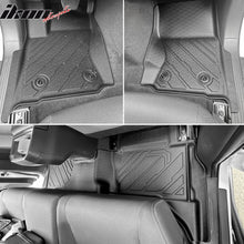 Load image into Gallery viewer, 2024-2025 Toyota Tacoma Crew Cab 3D Floor Mats All Weather Carpets TPE