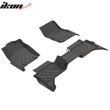 Load image into Gallery viewer, 2024-2025 Toyota Tacoma Crew Cab 3D Floor Mats All Weather Carpets TPE