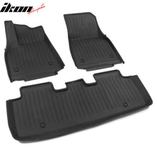 Load image into Gallery viewer, Car Floor Mat for 2020-24 Tesla Model Y 3D Black Carpets Injection TPE