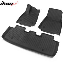 Load image into Gallery viewer, Car Floor Mat for 2020-24 Tesla Model Y 3D Black Carpets Injection TPE