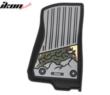 Load image into Gallery viewer, 2018-2025 Jeep Wrangler JL Unlimited 4Dr Floor Mats Black Gray TPE