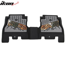 Load image into Gallery viewer, 2018-2025 Jeep Wrangler JL Unlimited 4Dr Floor Mats Black Gray TPE