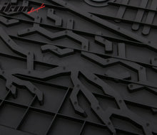 Load image into Gallery viewer, 2018-2025 Jeep Wrangler JL Unlimited 4Dr Floor Mats Black Gray TPE