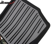 Load image into Gallery viewer, 2018-2025 Jeep Wrangler JL Unlimited 4Dr Floor Mats Black Gray TPE