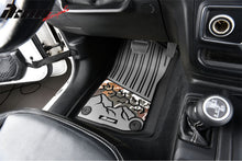 Load image into Gallery viewer, 2018-2025 Jeep Wrangler JL Unlimited 4Dr Floor Mats Black Gray TPE