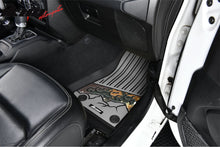 Load image into Gallery viewer, 2018-2025 Jeep Wrangler JL Unlimited 4Dr Floor Mats Black Gray TPE