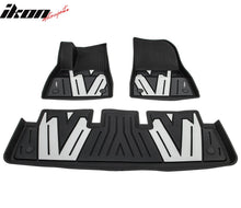 Load image into Gallery viewer, 2024-2025 Tesla Model 3 3D Floor Mats Liner Black&amp; Gray TPE Injection