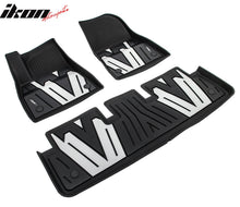 Load image into Gallery viewer, 2024-2025 Tesla Model 3 3D Floor Mats Liner Black&amp; Gray TPE Injection