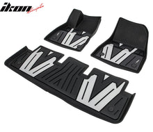 Load image into Gallery viewer, 2024-2025 Tesla Model 3 3D Floor Mats Liner Black&amp; Gray TPE Injection