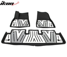 Load image into Gallery viewer, 2024-2025 Tesla Model 3 3D Floor Mats Black Gray White TPE Injection