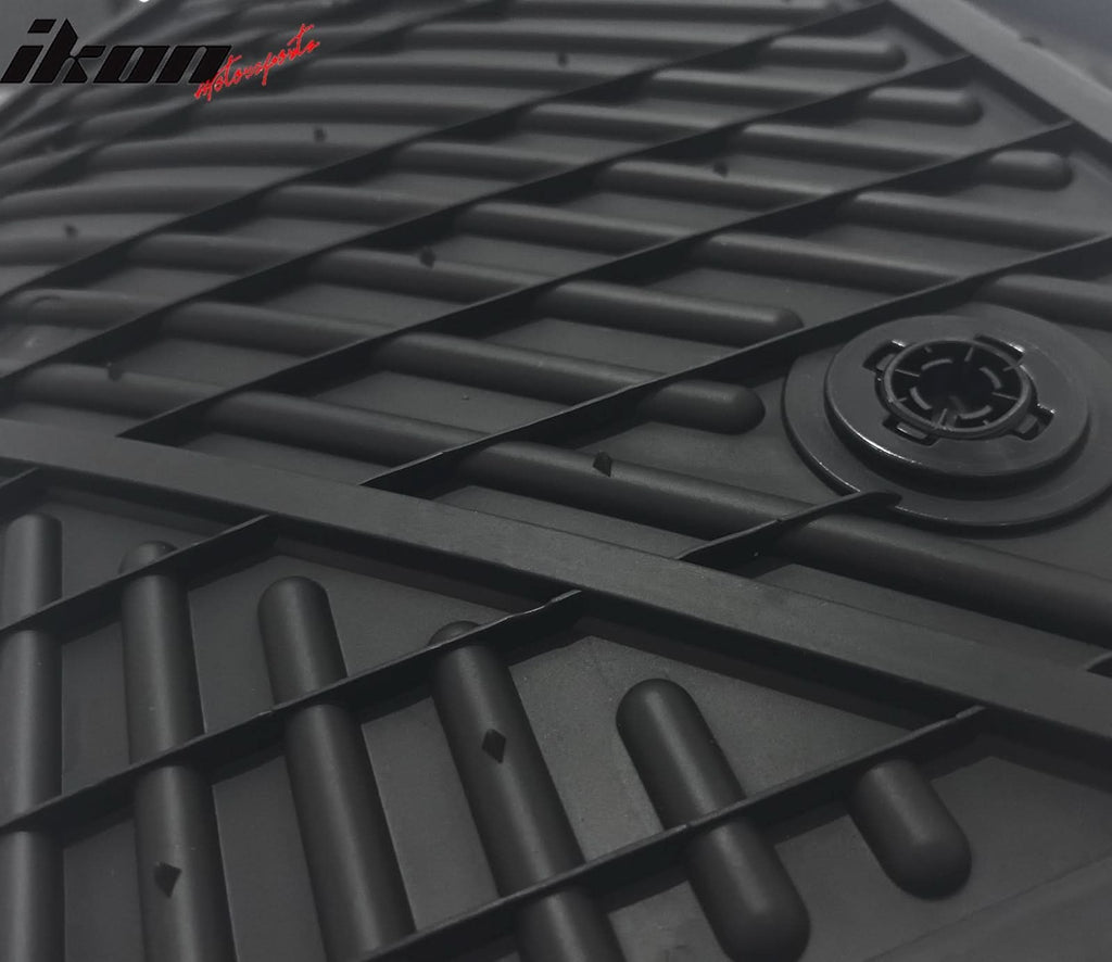 2020-2024 Tesla Model Y 3D Floor Mats Liner Black& Gray TPE Injection
