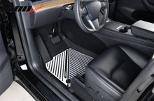 Load image into Gallery viewer, 2020-2024 Tesla Model Y 3D Floor Mats Black&amp; Gray&amp; White TPE Injection