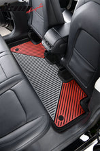 Load image into Gallery viewer, 2020-2024 Tesla Model Y 3D Floor Mats Black&amp; Gray&amp; Red TPE Injection
