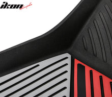 Load image into Gallery viewer, 2020-2024 Tesla Model Y 3D Floor Mats Black&amp; Gray&amp; Red TPE Injection
