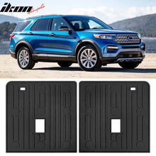Load image into Gallery viewer, 2020-2024 Ford Explorer 2PCS Backrest Mats Rear Seat Liner Black TPE