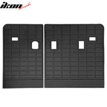Load image into Gallery viewer, 2020-2024 Kia Telluride 2PCS Backrest Mats Rear Seat Liner Black TPE
