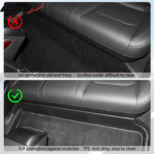 Load image into Gallery viewer, Car Floor Mat for 2020-2024 Tesla Model Y Black Rear Anti-kick TPE
