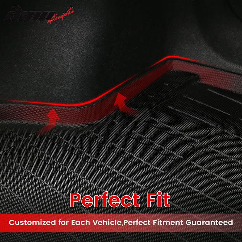 2019-2024 Kia Forte All Weather Rear Cargo Liner Trunk Tray Mats TPE
