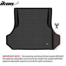 Load image into Gallery viewer, 2011-2023 Dodge Charger &amp; Chrysler 300 3D Trunk Mat Cargo Liner TPE