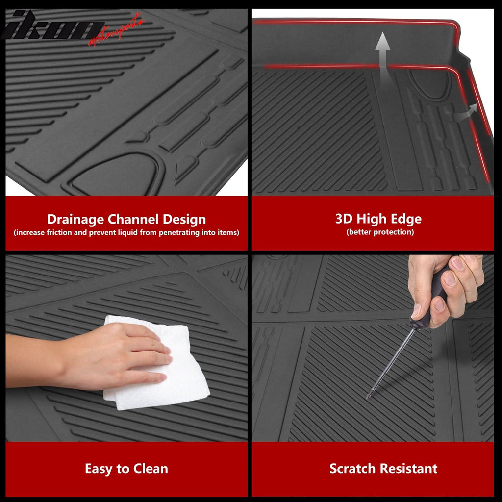 2021-2025 Ford Bronco All Weather Trunk Mat Cargo Liner Black TPE