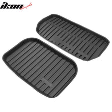 Load image into Gallery viewer, 2020-2024 Tesla Model Y Black Trunk Mats Cargo Liner Injection TPE