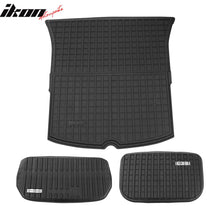 Load image into Gallery viewer, 2020-2024 Tesla Model Y Black Trunk Mats Cargo Liner Injection TPE
