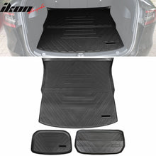 Load image into Gallery viewer, 2020-2024 Tesla Model Y Black Trunk Mats Cargo Liner Injection TPE