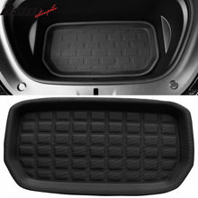 Load image into Gallery viewer, 2020-2024 Tesla Model Y Black 3D Molded Trunk Mats Cargo Liner TPE