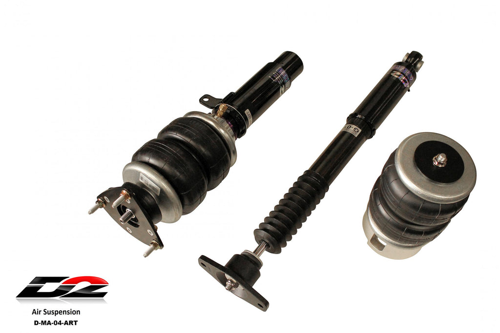 D2 Racing Air Struts w/ VERA Evo Bluetooth Management 10-13 Mazda 3 12-18 Ford Focus 13-18 Ford C-Max FWD