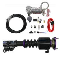 Load image into Gallery viewer, D2 Racing RS Coilovers w/ Front Air Cups + Gold Tankless Control System 93-96 Mitsubishi Mirage